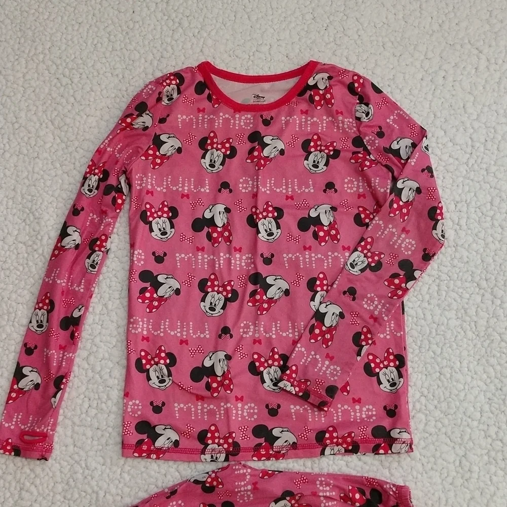 Disney Minnie Mouse 2 Piece Pajamas Size M